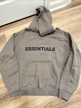 Essentials Fear of God Essentials Hoodie in Brown Size Small